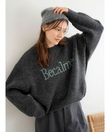 Ungrid | 【WEB限定】ロゴルーズニット(ニット/セーター)