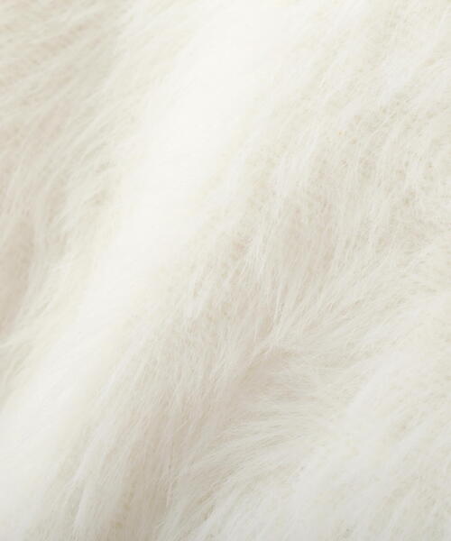 PROPORTION BODY DRESSING(プロポーションボディドレッシング)の「ボートネックフェザーニット / 1213270008(ニット/セーター・レディース・チャコールグレー/ホワイト/ピンク・SMALL/MEDIUM)」の19枚目の写真