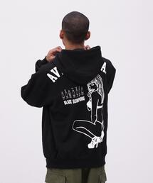 《WEB&DEPOT限定》BLACK SCORPION SWEAT PULL OVER PARKA / ブラックスコーピオン スウェット プルオーバー パーカー