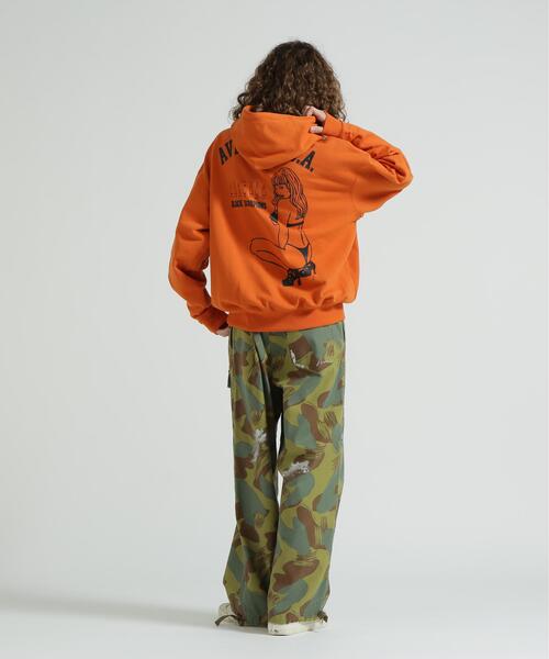 AVIREX(アヴィレックス)の「《WEB&DEPOT限定》BLACK SCORPION SWEAT PULL OVER PARKA / ブラックスコーピオン スウェット プルオーバー パーカー(パーカー・メンズ・オリーブ系/マスタード/ブラック/オレンジ/グレー系その他3・XL/L/M/2XL/F)」の18枚目の写真