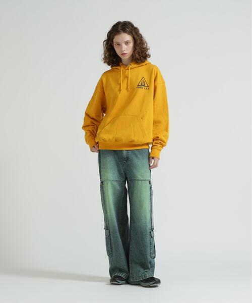 AVIREX（アヴィレックス）の「《価格改定商品》BLACK SCORPION SWEAT PULL OVER PARKA / ブラックスコーピオン スウェット プルオーバー パーカー（パーカー・メンズ・オリーブ系/マスタード/ブラック/オレンジ/グレー系その他3・XL/L/M/2XL/F）」の9枚目の写真