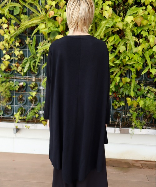 rovtski(ロフトスキー)の「ダブルポケットアシメトップス(Tシャツ/カットソー・レディース・ブラック・FREE)」の13枚目の写真