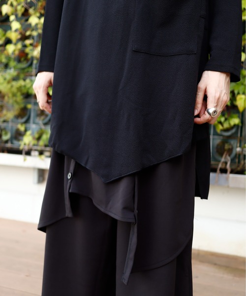 rovtski(ロフトスキー)の「ダブルポケットアシメトップス(Tシャツ/カットソー・レディース・ブラック・FREE)」の16枚目の写真