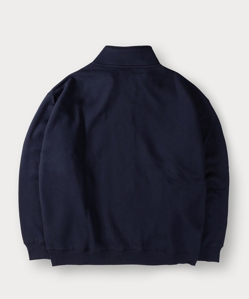 Dickies(ディッキーズ)の「【DICKIES/ディッキーズ】ワンポイント刺繍ハーフジップスウェット/プルオーバー/ビッグシルエット/裏起毛(スウェット・メンズ・アッシュグレー/ブラウン/ブラック/ネイビー/アイボリー/ダークブルー・M/L/XL)」の13枚目の写真