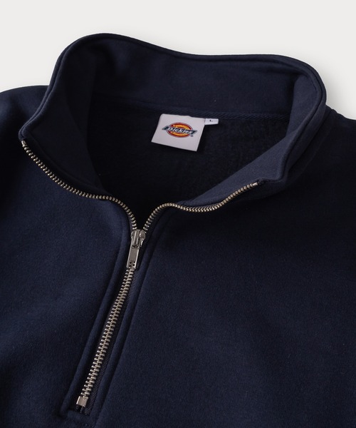 Dickies(ディッキーズ)の「【DICKIES/ディッキーズ】ワンポイント刺繍ハーフジップスウェット/プルオーバー/ビッグシルエット/裏起毛(スウェット・メンズ・アッシュグレー/ブラウン/ブラック/ネイビー/アイボリー/ダークブルー・M/L/XL)」の14枚目の写真
