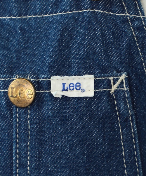 Lee（リー）の「Lee/リー COMPILATIONS デニムワイドオーバーオール（サロペット/オーバーオール・レディース・インディゴブルー/ライトインディゴブルー・X-SMALL/SMALL/MEDIUM）」の10枚目の写真