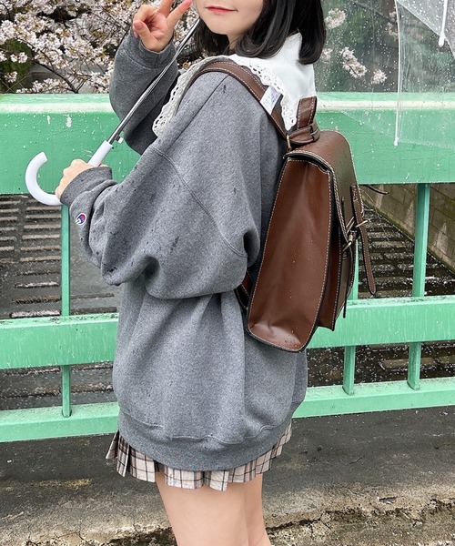 Cham.（チャム）の「レトロリュックサック（バックパック/リュック・レディース・ブラック/ブラウン・F）」の7枚目の写真