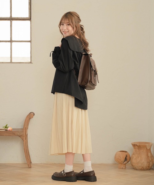 tostalgic clothing リュック　ブラウン Tostalgic Clothing ミニレザーバックパック リュック ブラウン
