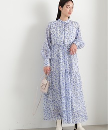 N.（N. Natural Beauty Basic） | 【S Size Line】◆ハイネックフローラルワンピース(ワンピース)
