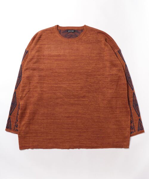 チャイハネ(チャイハネ)の「【チャイハネ】ブルサMEN'Sニットプルオーバー(ニット/セーター・メンズ・ブラウン/グレー/パープル・FREE)」の3枚目の写真