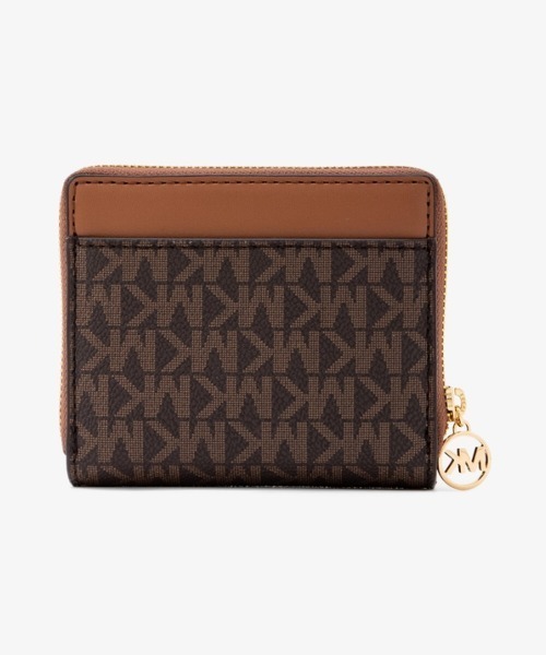 MICHAEL KORS(マイケルコース)の「JET SET TRAVEL ジップ チャーム ウォレット ミディアム - MKシグネチャー(財布・レディース・ブラウン・FREE)」の6枚目の写真
