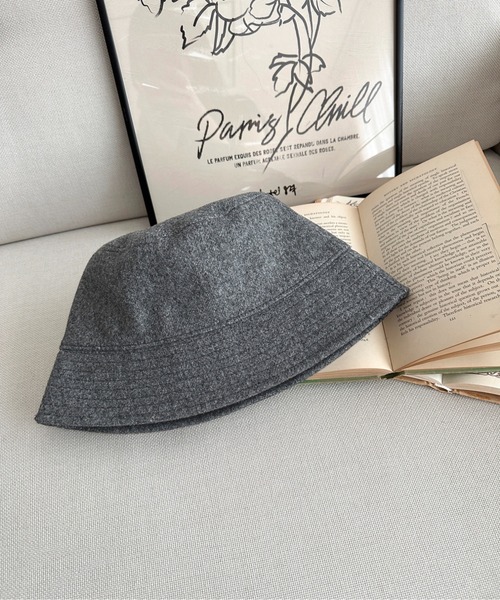 apres jour mignon（アプレジュールミニョン）の「【apresjour mignon×ARIAZ】シンプルバケットハット（ハット・レディース・ブラック/ダークブラウン/ブラウン系その他/グレー・ONESIZE）」の9枚目の写真