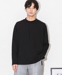 NANO universe | ストレッチスムースモックネックＴシャツ　長袖(Tシャツ/カットソー)