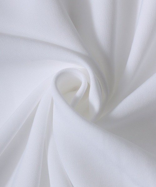 SITRY（シトリー）の「Oversize Drop shoulder collar embroidery Shirt/オーバーサイズ ドロップショルダー 襟刺繍 シャツ（シャツ/ブラウス・メンズ・グレイッシュベージュ/ホワイト/ブラック/グレイッシュブルー/チャコールグレー・M/L）」の8枚目の写真