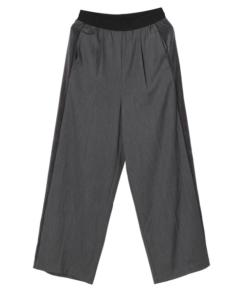 KBF(ケイビーエフ)の「KBF イージーサイドラインパンツ(その他パンツ・レディース・チャコールグレー・FREE)」の4枚目の写真