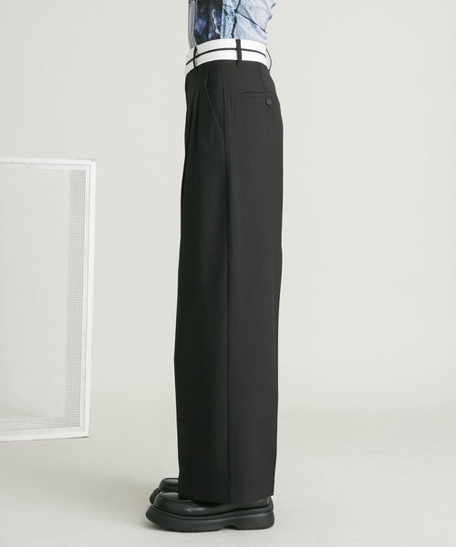 KBF（ケイビーエフ）の「マーベルトデザインパンツ（その他パンツ・レディース・キャメル/ブラック/ブラウン・38/36）」の12枚目の写真