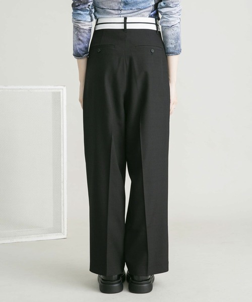 KBF（ケイビーエフ）の「マーベルトデザインパンツ（その他パンツ・レディース・キャメル/ブラック/ブラウン・38/36）」の13枚目の写真