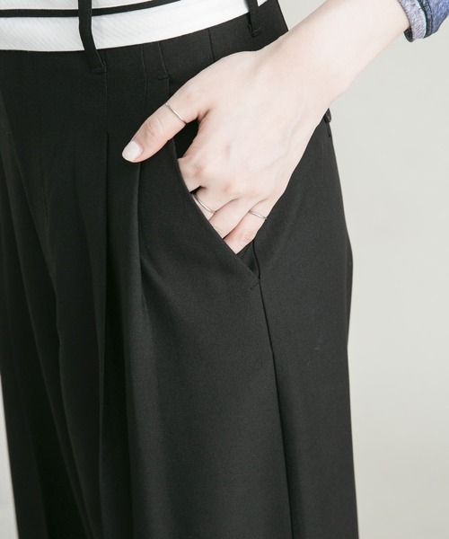 KBF（ケイビーエフ）の「マーベルトデザインパンツ（その他パンツ・レディース・キャメル/ブラック/ブラウン・38/36）」の16枚目の写真