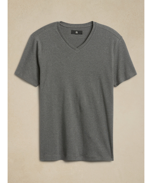 Banana Republic(バナナリパブリック)の「Luxury-Touch 半袖VネックTシャツ(Tシャツ/カットソー・メンズ・ブラック/ホワイト/ネイビー/チャコールグレー/ナチュラル/オリーブ・S/XL/L/M)」の18枚目の写真