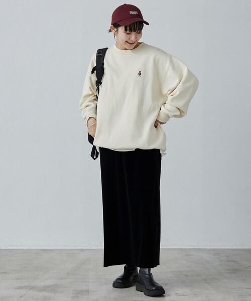 coen(コーエン)の「ワンポイントベア刺繍裏起毛クルーネックスウェット(スウェット・メンズ・ホワイト/ブラック/ダークグリーン/グレー・S/M/L/XL)」の13枚目の写真