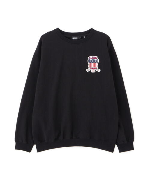 AVIREX（アヴィレックス）の「《AVIREX × XLARGE》CREWNECK VARSITY LOGO / クルーネック バーシティ ロゴ（スウェット・メンズ・ネイビー/ブラック・XL/M/L）」の12枚目の写真