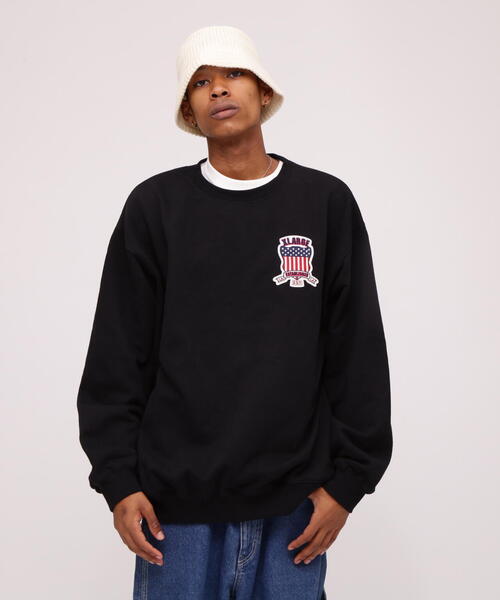 AVIREX（アヴィレックス）の「《AVIREX × XLARGE》CREWNECK VARSITY LOGO / クルーネック バーシティ ロゴ（スウェット・メンズ・ネイビー/ブラック・XL/M/L）」の22枚目の写真