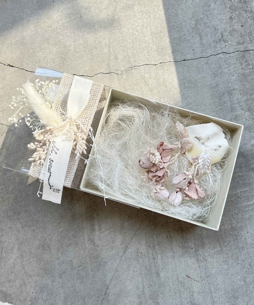 m.soeur（エムスール）の「リネンリボンのギフトボックス（大）（ラッピングキット・レディース・ベージュ・FREE）」の9枚目の写真