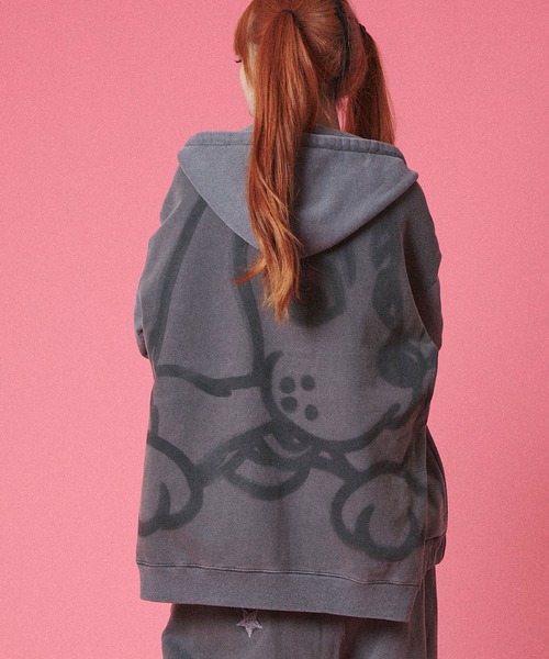 GALFY(ガルフィー)の「GALFY-B-BOY的ストリートパーカー(パーカー・メンズ・グリーン/ブラック・L/XL)」の2枚目の写真