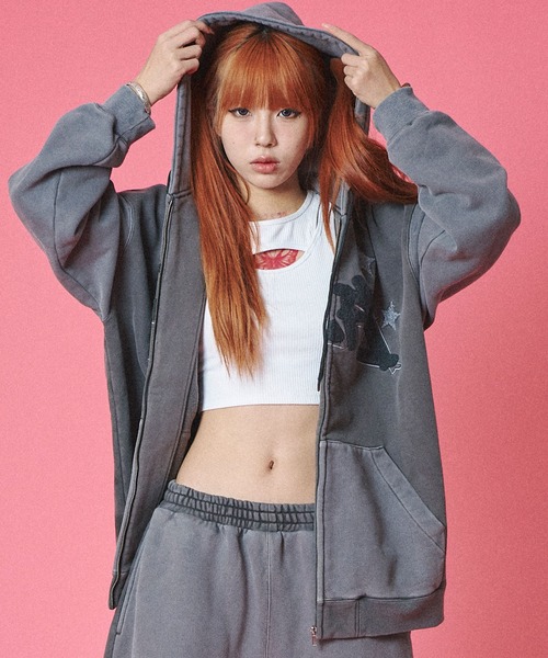 GALFY(ガルフィー)の「GALFY-B-BOY的ストリートパーカー(パーカー・メンズ・グリーン/ブラック・L/XL)」の7枚目の写真