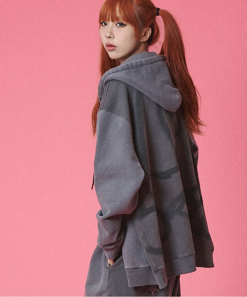 GALFY(ガルフィー)の「GALFY-B-BOY的ストリートパーカー(パーカー・メンズ・グリーン/ブラック・L/XL)」の11枚目の写真