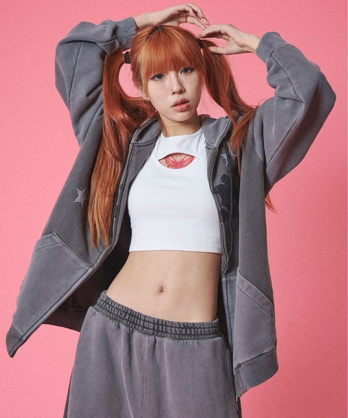 GALFY(ガルフィー)の「GALFY-B-BOY的ストリートパーカー(パーカー・メンズ・グリーン/ブラック・L/XL)」の9枚目の写真