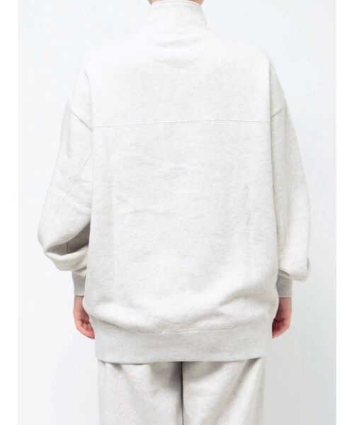 EMODA（エモダ）の「【Ames Worldwide】ロゴハーフジップオーバートップ（Tシャツ/カットソー・レディース・ネイビー/グレー・FREE）」の21枚目の写真