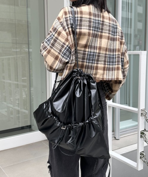 セール】メタリックドロストナップザック/リュック（バックパック