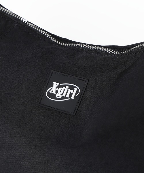 X-girl(エックスガール)の「RUBBER PATCH MESSENGER BAG(ショルダーバッグ・レディース・オリーブ/ピンク/ブラック・ONE SIZE)」の7枚目の写真