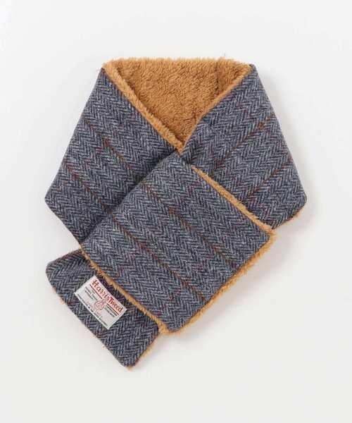 HARRIS TWEED(ハリスツイード)の「ハリスツイード中綿マフラー(マフラー・メンズ・ブラウン/ブラック/ネイビー/ブルー・ONE)」の11枚目の写真
