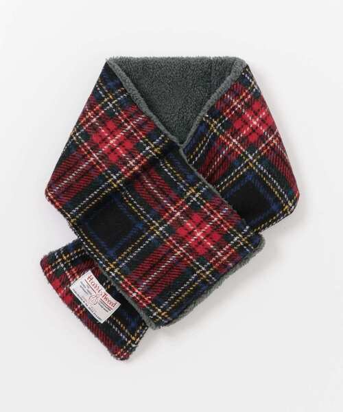 HARRIS TWEED(ハリスツイード)の「ハリスツイード中綿マフラー(マフラー・メンズ・ブラウン/ブラック/ネイビー/ブルー・ONE)」の14枚目の写真