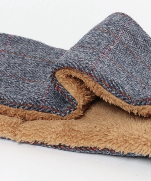 HARRIS TWEED(ハリスツイード)の「ハリスツイード中綿マフラー(マフラー・メンズ・ブラウン/ブラック/ネイビー/ブルー・ONE)」の17枚目の写真