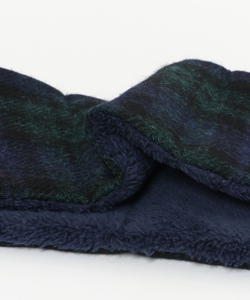 HARRIS TWEED(ハリスツイード)の「ハリスツイード中綿マフラー(マフラー・メンズ・ブラウン/ブラック/ネイビー/ブルー・ONE)」の19枚目の写真