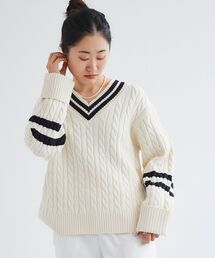 le.coeur blanc | チルデンニットプルオーバー(ニット/セーター)