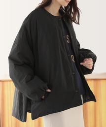 nouvellemoi（ヌーベルモイ）の「サイドジップノーカラー中綿CT（その他アウター・レディース）」