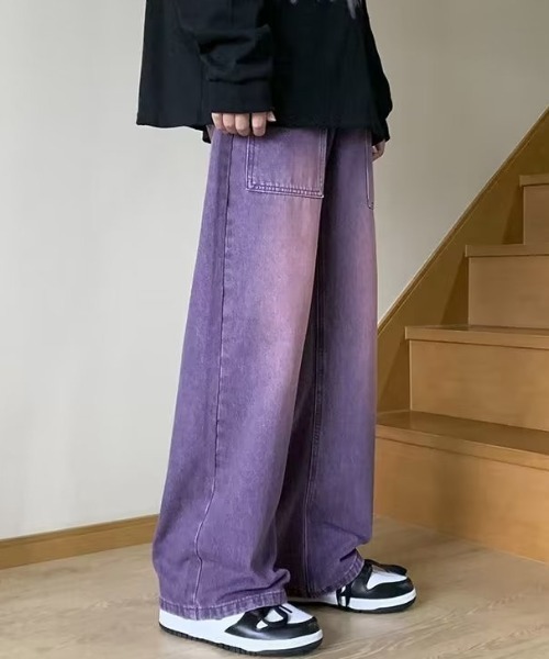 B.R.U(ブル)の「パープルデニムパンツ(デニムパンツ・メンズ・パープル・MEDIUM/LARGE)」の11枚目の写真