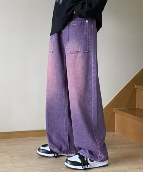 B.R.U（ブル）の「パープルデニムパンツ（デニムパンツ）」 - WEAR