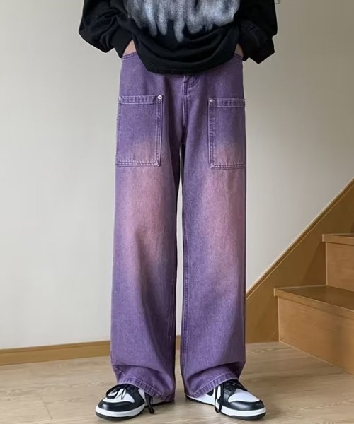 B.R.U(ブル)の「パープルデニムパンツ(デニムパンツ・メンズ・パープル・MEDIUM/LARGE)」の5枚目の写真