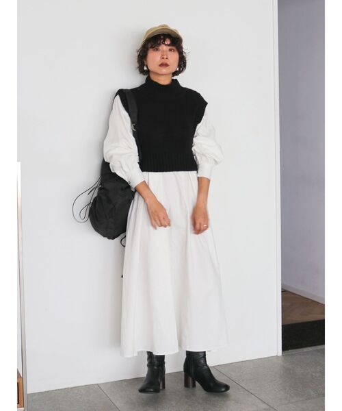 Ungrid（アングリッド）の「ギャザーボリュームリュック（バックパック/リュック・レディース・ブラック/ベージュ・FREE）」の15枚目の写真