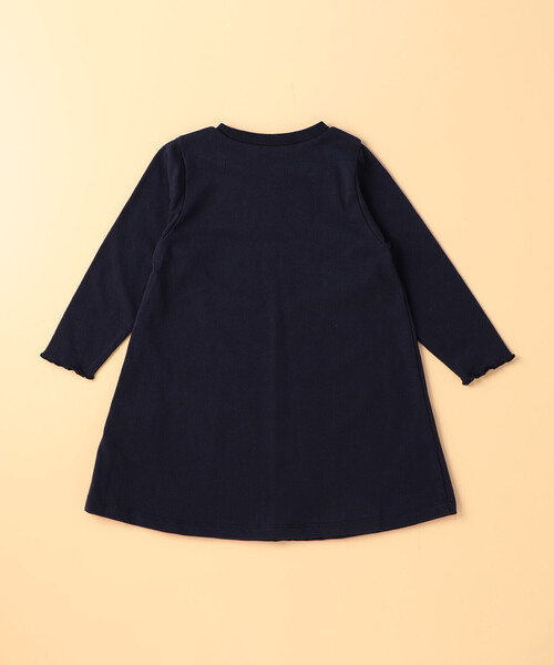 COMME CA ISM（コムサイズム）の「ワンピース・ソックス入り ギフトセット(80・90cm)（ベビーギフト・キッズ・ラベンダー/ネイビー・80-90cm/90-100cm）」の6枚目の写真