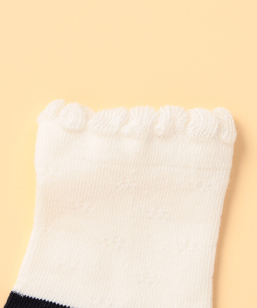 COMME CA ISM（コムサイズム）の「ワンピース・ソックス入り ギフトセット(80・90cm)（ベビーギフト・キッズ・ラベンダー/ネイビー・80-90cm/90-100cm）」の16枚目の写真