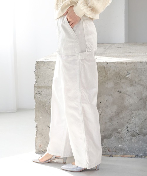 LEPSIM（レプシィム）の「箔コーティングペインターパンツ　992035（その他パンツ・レディース・オフホワイト・FREE）」の4枚目の写真