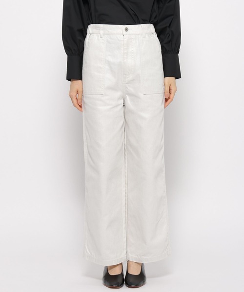 LEPSIM（レプシィム）の「箔コーティングペインターパンツ　992035（その他パンツ・レディース・オフホワイト・FREE）」の12枚目の写真