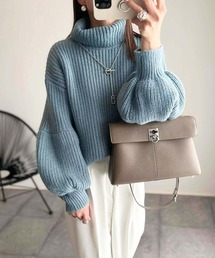 Lajour | 日本製ボリューム袖ニット(ニット/セーター)