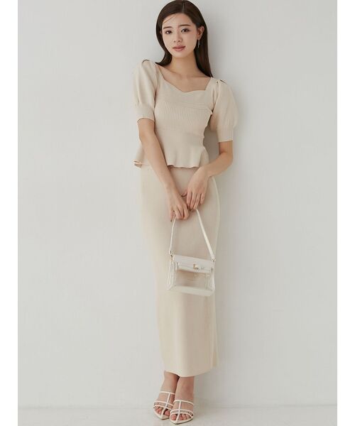 RESEXXY（リゼクシー）の「クリアミニバッグ（ハンドバッグ・レディース・アイボリー/ブラック/ブルー・FREE）」の16枚目の写真